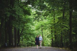 Karolina i Grzegorz · przedślubna sesja dla pary w parku Bednarskiego